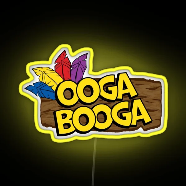 Ooga Booga RGB Neon Sign