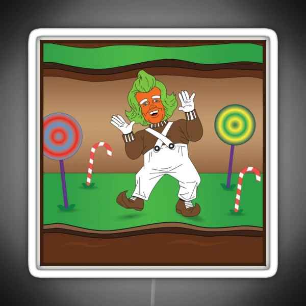 Oompa Loompa Dancing RGB Neon Sign