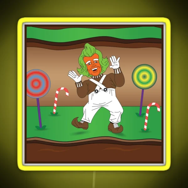 Oompa Loompa Dancing RGB Neon Sign