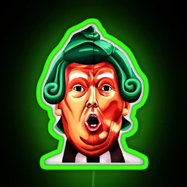 Oompa Loompa Trump RGB Neon Sign