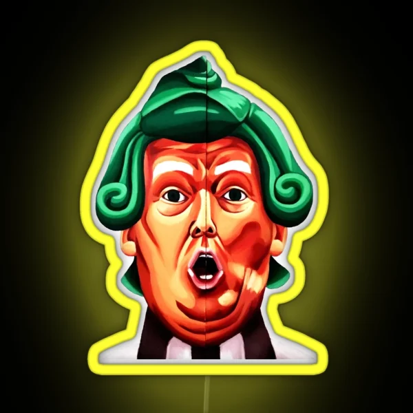 Oompa Loompa Trump RGB Neon Sign