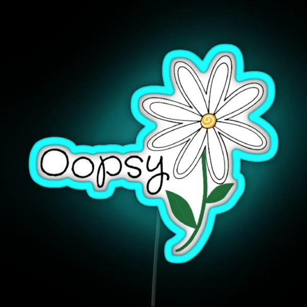Oopsy Daisy RGB Neon Sign