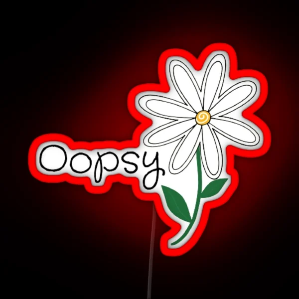 Oopsy Daisy RGB Neon Sign