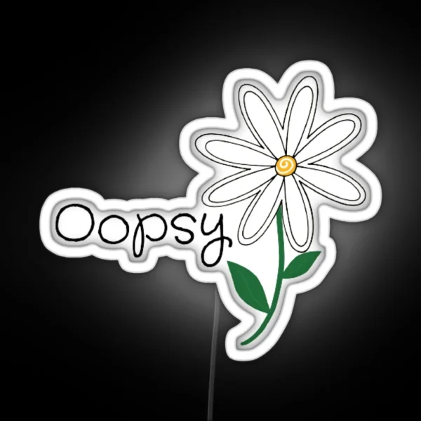 Oopsy Daisy RGB Neon Sign