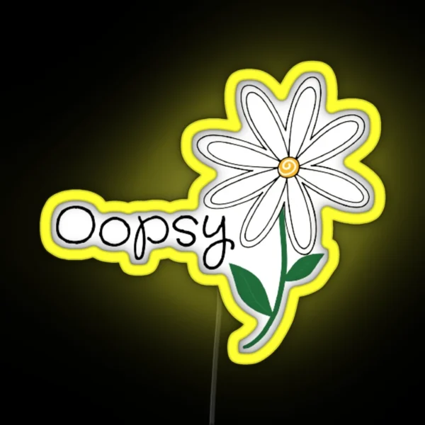 Oopsy Daisy RGB Neon Sign