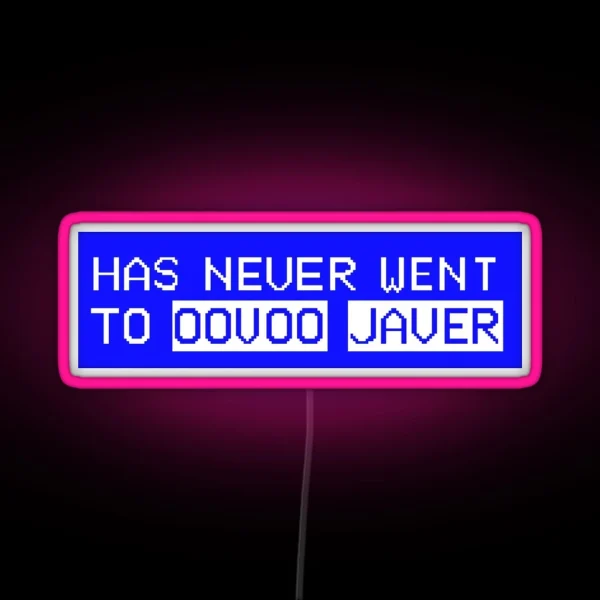 Oovoo Javer RGB Neon Sign