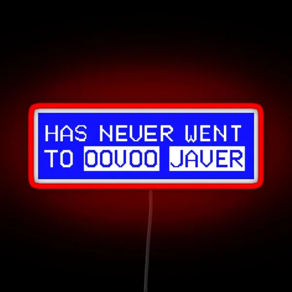 Oovoo Javer RGB Neon Sign