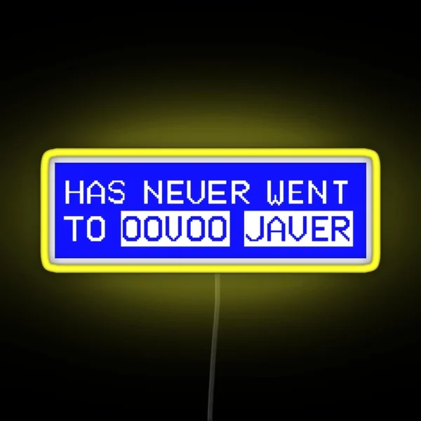 Oovoo Javer RGB Neon Sign