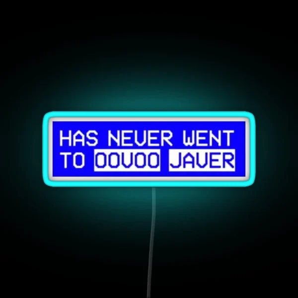 Oovoo Javer RGB Neon Sign