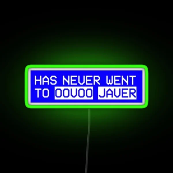 Oovoo Javer RGB Neon Sign