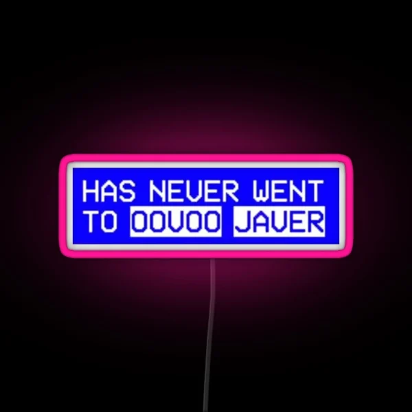 Oovoo Javer RGB Neon Sign
