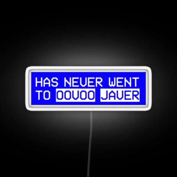 Oovoo Javer RGB Neon Sign