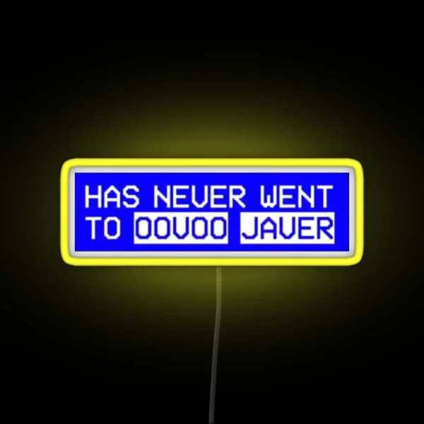 Oovoo Javer RGB Neon Sign