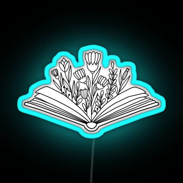 Open Book RGB Neon Sign