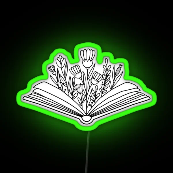 Open Book RGB Neon Sign