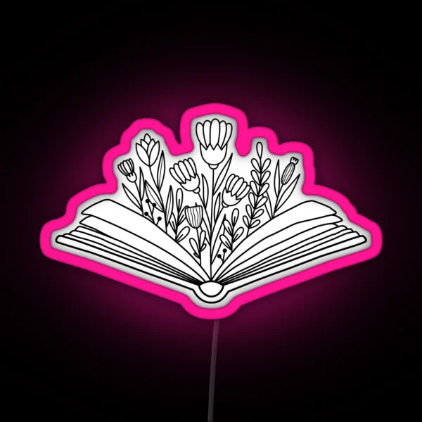 Open Book RGB Neon Sign