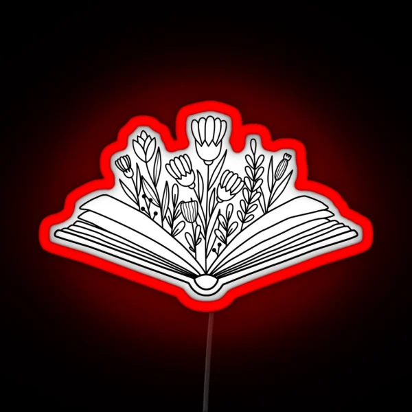 Open Book RGB Neon Sign