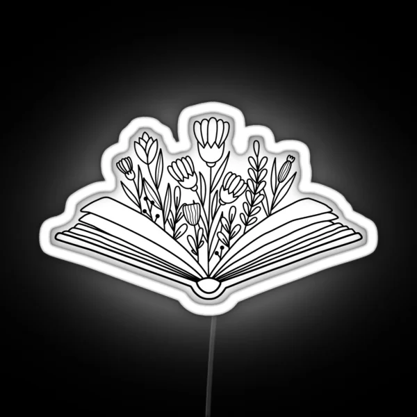 Open Book RGB Neon Sign