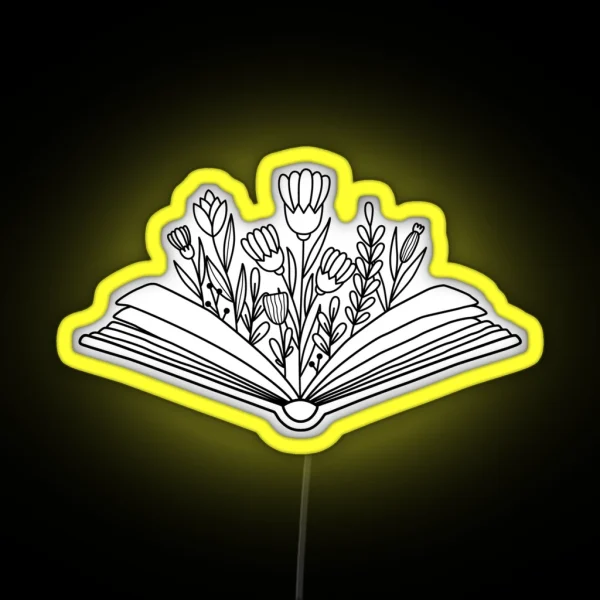 Open Book RGB Neon Sign