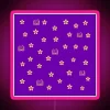 Vibrant Open Book with Blooming Flowers RGB Neon Sign Display