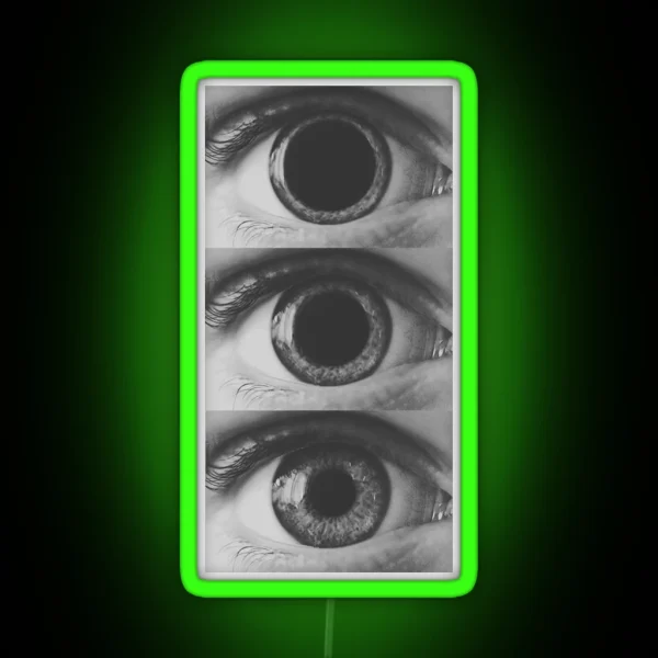 Open Pupil RGB Neon Sign