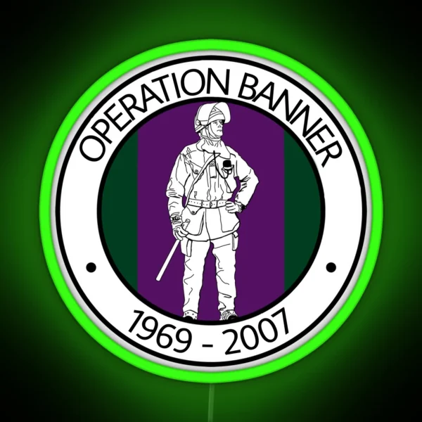 Operation Banner RGB Neon Sign