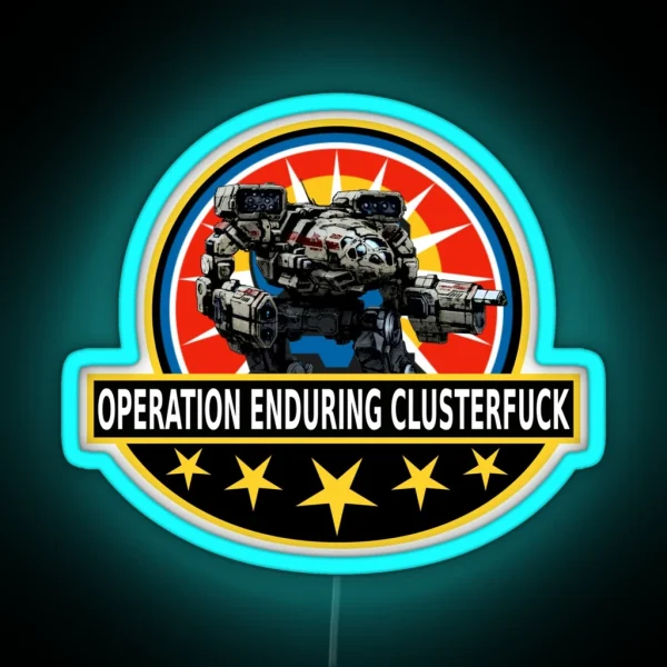 Operation Enduring Clusterfuck RGB Neon Sign