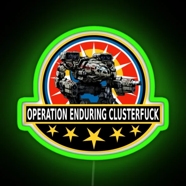 Operation Enduring Clusterfuck RGB Neon Sign