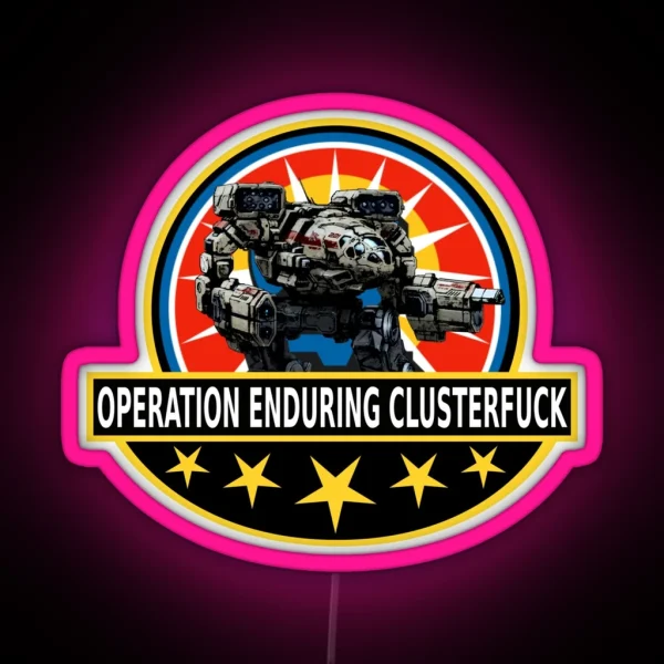 Operation Enduring Clusterfuck RGB Neon Sign