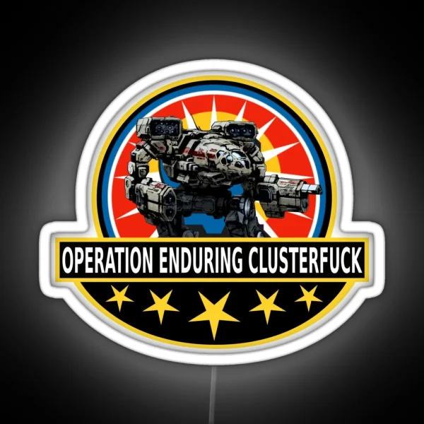Operation Enduring Clusterfuck RGB Neon Sign