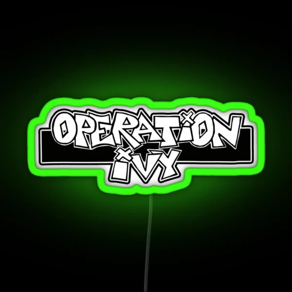 Operation Ivy RGB Neon Sign