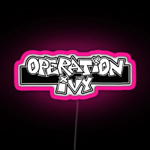 Operation Ivy RGB Neon Sign