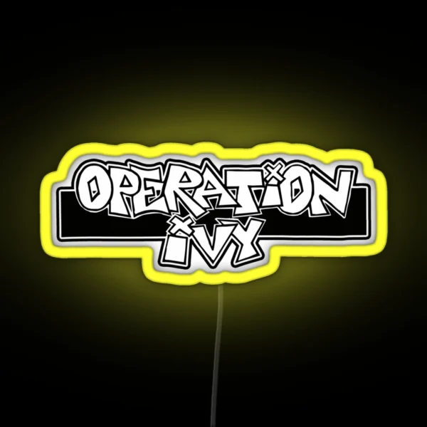 Operation Ivy RGB Neon Sign