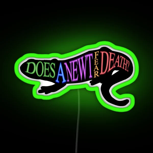 Operation Mincemeat Newt RGB Neon Sign