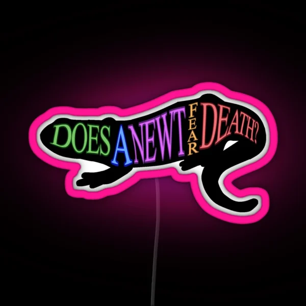 Operation Mincemeat Newt RGB Neon Sign