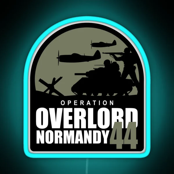 Operation Overlord Normandy 44 RGB Neon Sign