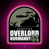 Relive D-Day history with vibrant Operation Overlord Normandy 44 RGB sign.