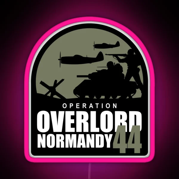 Operation Overlord Normandy 44 RGB Neon Sign