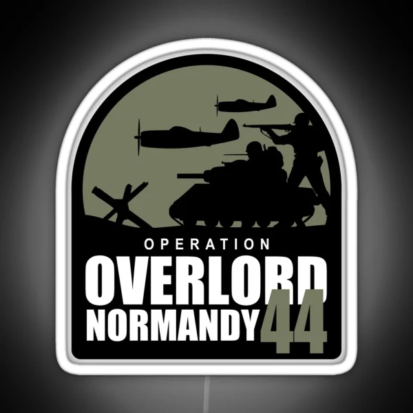 Operation Overlord Normandy 44 RGB Neon Sign
