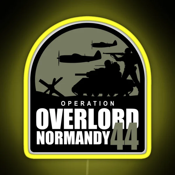 Operation Overlord Normandy 44 RGB Neon Sign