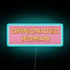 Neon Opinion Sign with Colourful RGB LED Lighting and Design