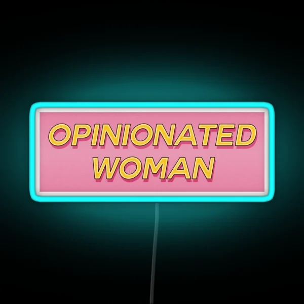 OPINIONS RGB Neon Sign