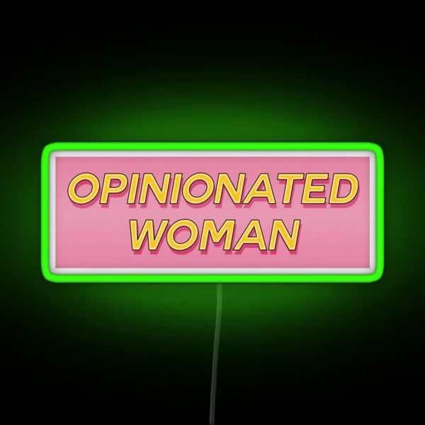 OPINIONS RGB Neon Sign