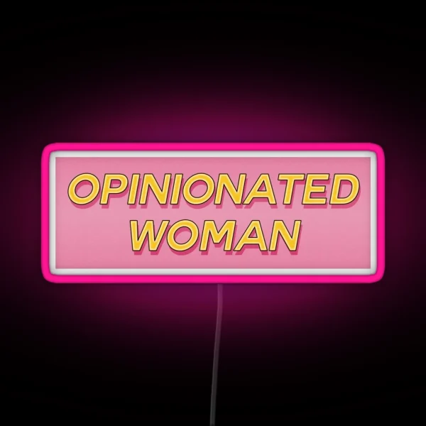 OPINIONS RGB Neon Sign