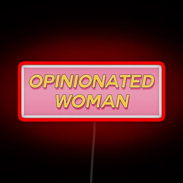 OPINIONS RGB Neon Sign