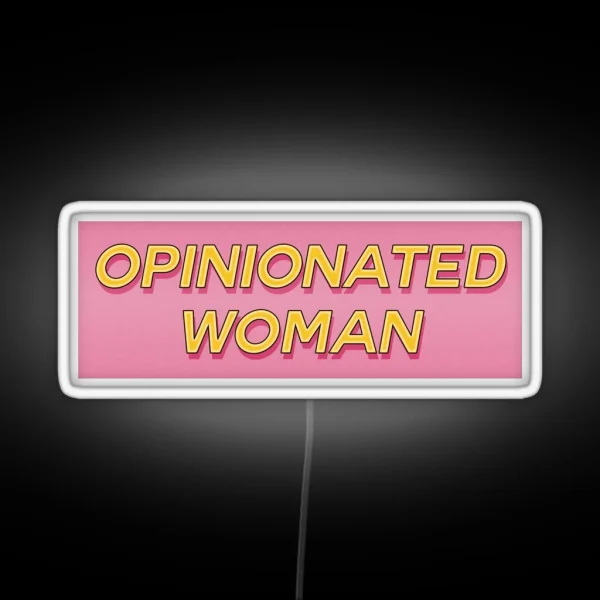 OPINIONS RGB Neon Sign