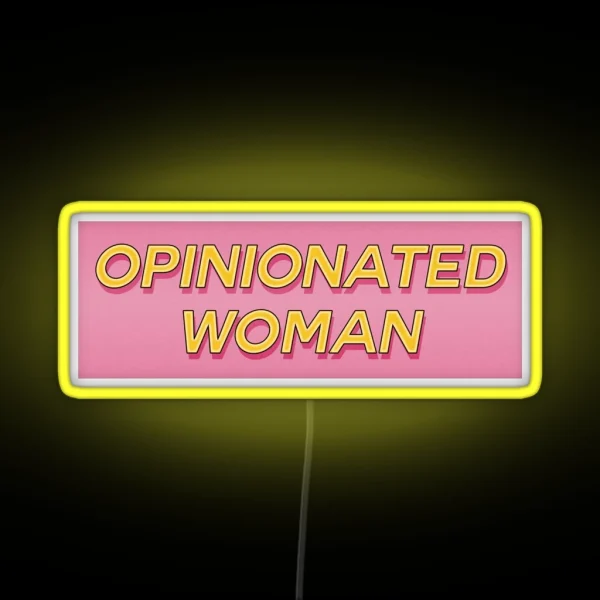 OPINIONS RGB Neon Sign