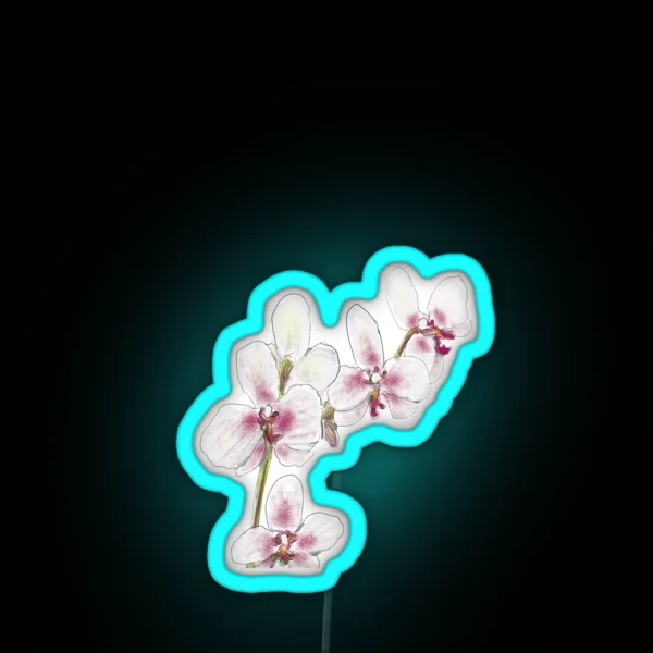 Orchid Design RGB Neon Sign