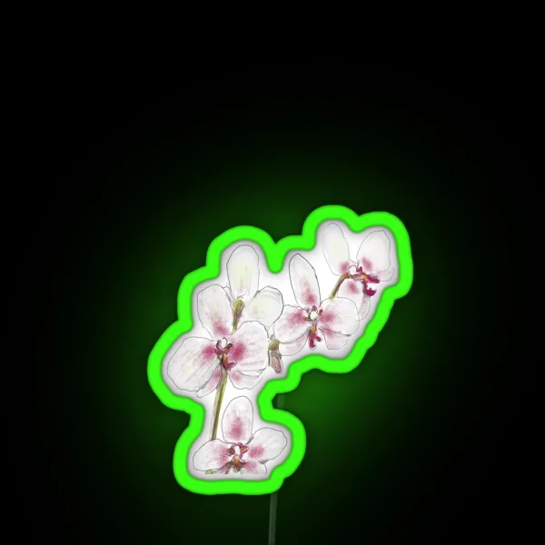Orchid Design RGB Neon Sign