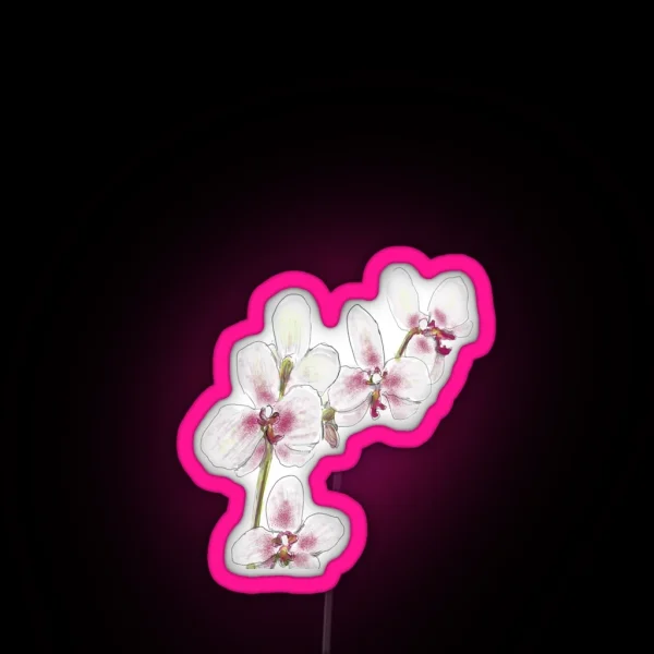 Orchid Design RGB Neon Sign